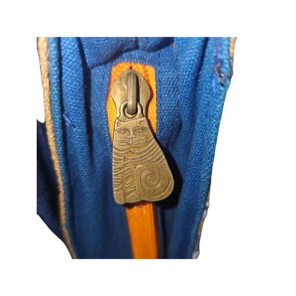 Laurel Burch Azul Crossbody Bag LB5361 With Cat Design & Adjustable Strap - Picture 7 of 10